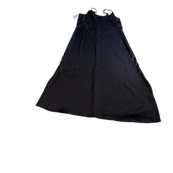 Auden Black Slip Dress Size S Features a side slit for added style and comfort - Picture 12 of 12